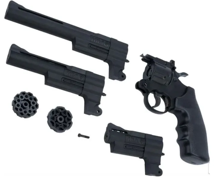 REVOLVER PISTOLA CO2 CROSMAN CAL 4.5 TRIPE THREAT BBS/DIAB CR44TTKT