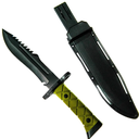 CUCHILLO LION TOOLS 8&quot; HOJA PAVONADA MANGO RUBBER C/FUNDA 9426 