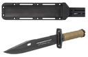 CUCHILLO LION TOOLS 8&quot; HOJA PAVONADA MANGO RUBBER C/FUNDA 9427