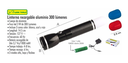 LINTERNA LION TOOLS RECARGABLE ALUMINIO LED 3W EM CONO 3181