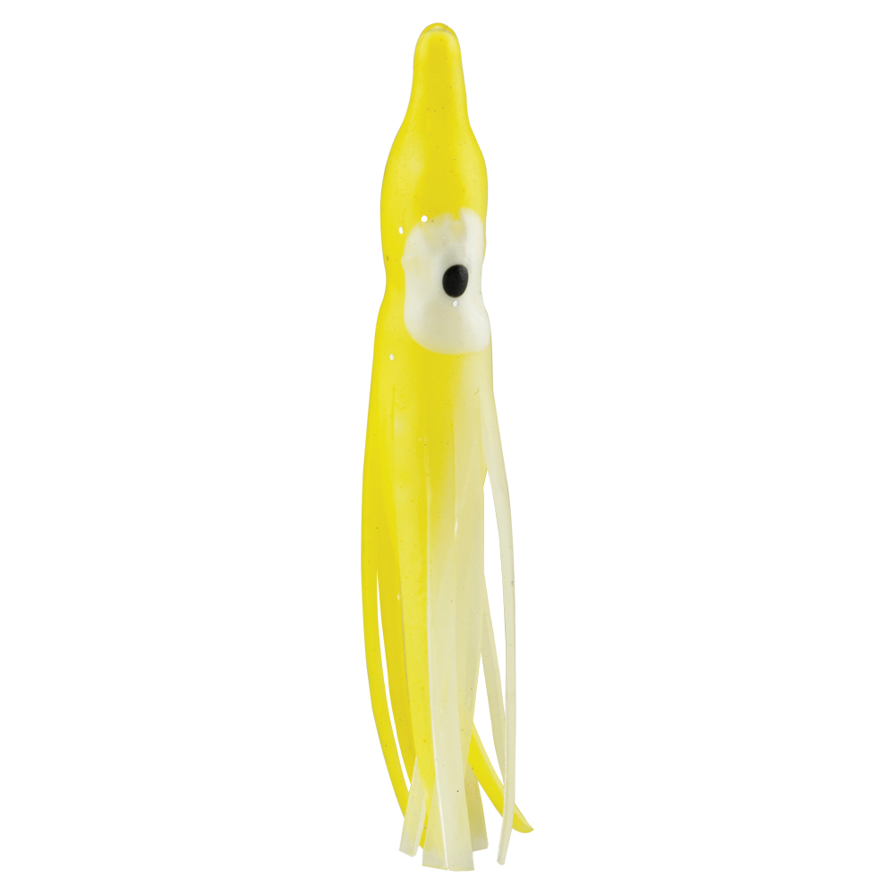 SEÑUELO PLASTICO GIMBEL P/PESCA OCTOPUS LUMINOSO 63MM 5 PZAS 15SENUEL335CH