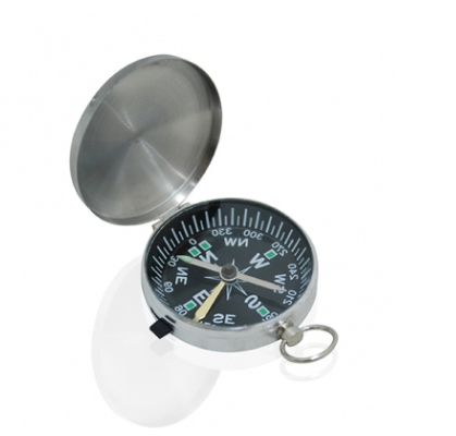 BRUJULA GIMBEL META S/LIQUIDO CROM C/TAPA 45MM G451 15BRUJUL023CC