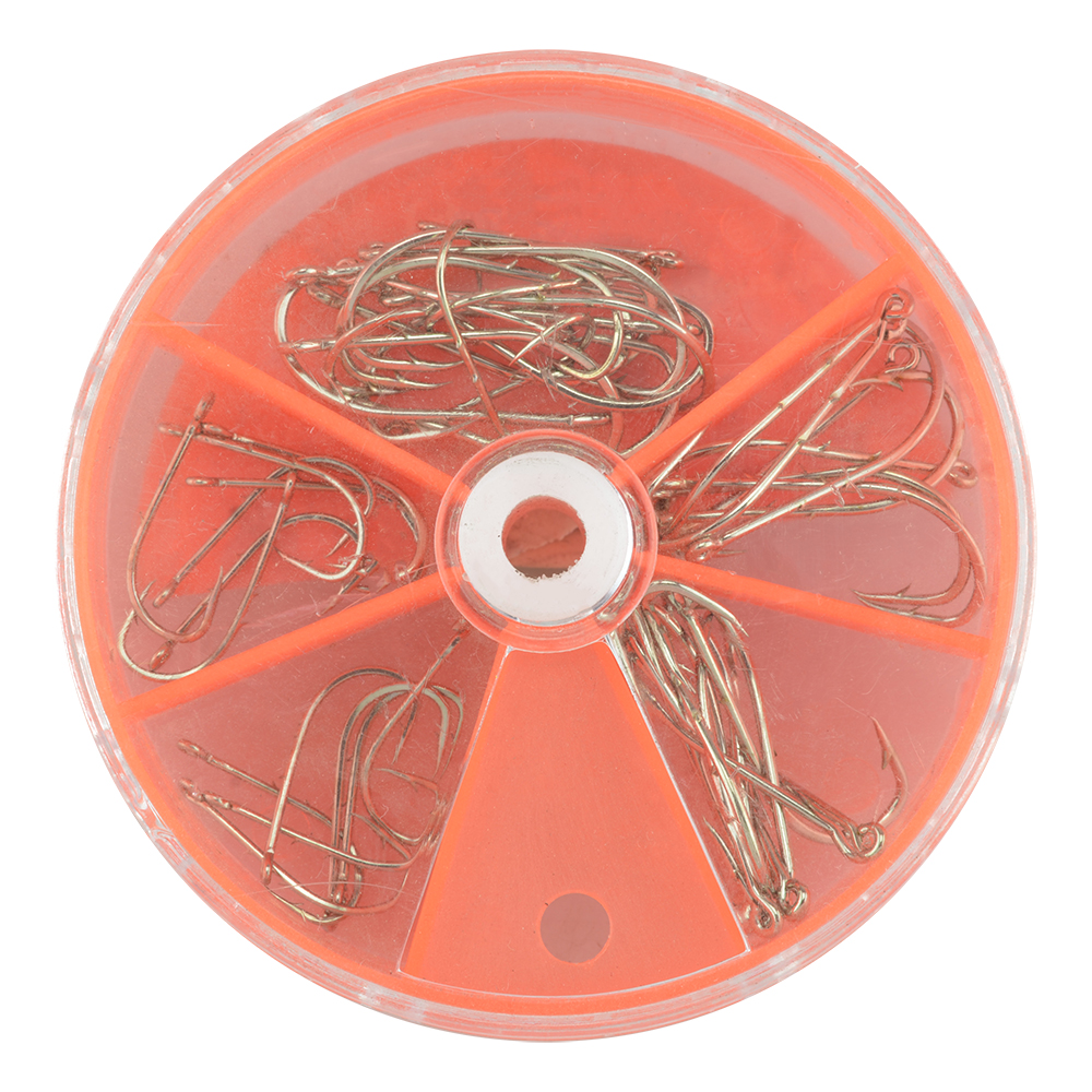 CAJA DE ANZUELO GIMBEL P/PESCA SURTIDO 50PZAS 15ANZUEL129QP