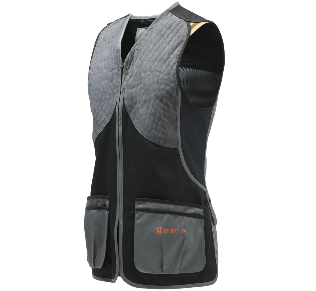 CHALECO BERETTA MICROSUEDE SLIDE VEST BK/GY GT063T15530903