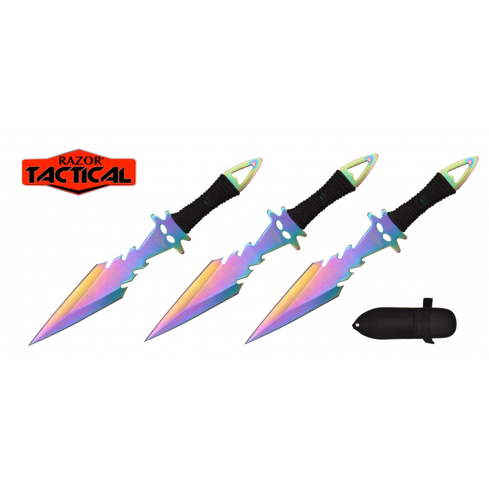 NAVAJA JAGUAR  7.5&quot; THROWING KNIFE SHEATH &amp; COLOR3  RT8000RB
