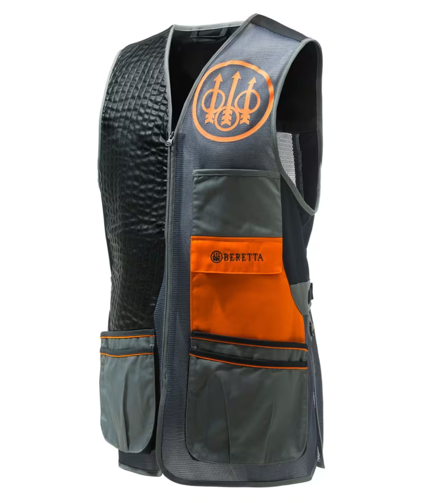 CHALECO BERETTA GILET EVO GREY CASTELROCK BLACK ORANGE GT911T155309OP