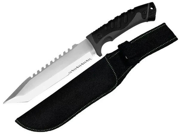 CUCHILLO LION TOOLS 8&quot; HOJA PAVONADA CON FUNDA  9416
