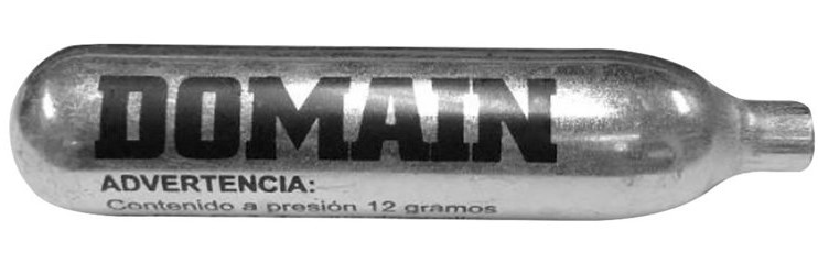 CILINDRO CO2 EQUIPAMIENTO ARMAS DOMAIN GC12-500 12 GMS 0901