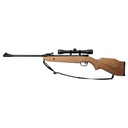 RIFLE DE DIABOLO MENDOZA CAL 5.5 CENTENARIO BARNIZ MIRA 4X32  1005101CN02