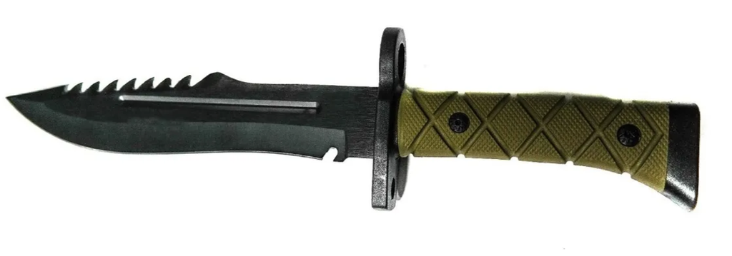 CUCHILLO LION TOOLS 8&quot; HOJA PAVONADA MANGO RUBBER C/FUNDA 9426 