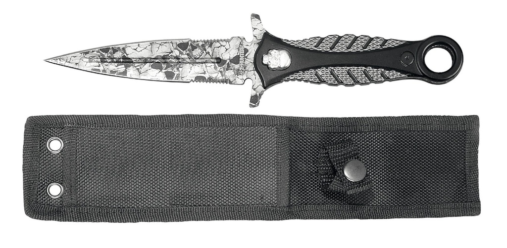 CUCHILLO LION TOOLS 5&quot; HOJA CAMUFLAJE CON FUNDA 9407
