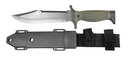 CUCHILLO LION TOOLS 7&quot; HOJA PAVONADA MANGO RUBBER C/FUNDA 9424