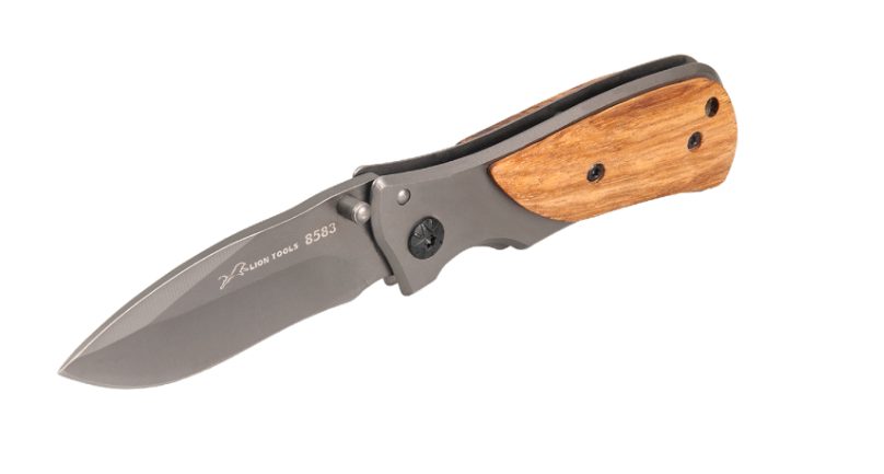 NAVAJA LION TOOLS 3&quot; MADERA Y ACERO 8583