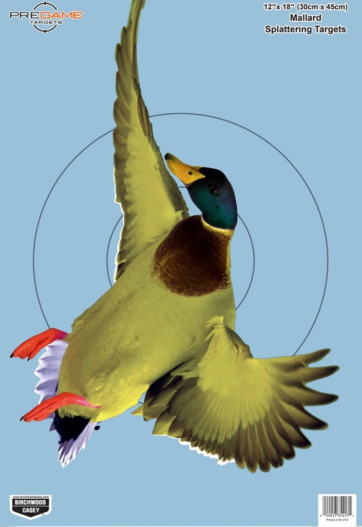 BLANCO SILUETA PREGAME BC PATO 12&quot;X 18&quot; 35407