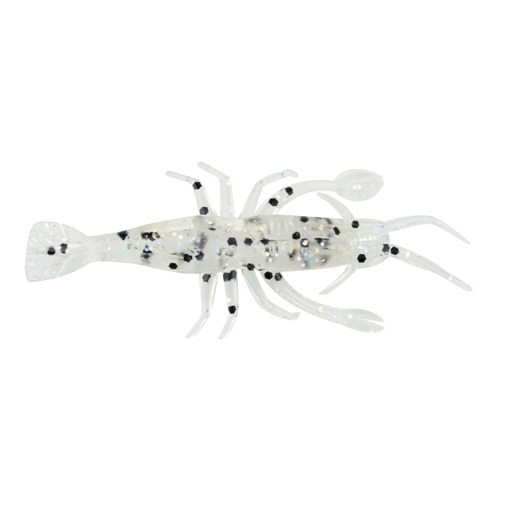 SEÑUELO PLASTICO GIMBEL P/PESCA 55MM DE 1.5G NO.HJ001 TRANS 5 PZAS 15SENUEL448CH