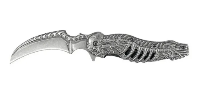 NAVAJA LION TOOLS 4&quot; GANCHO MANGO METAL ZOMBIE CLIP CLIP 9470