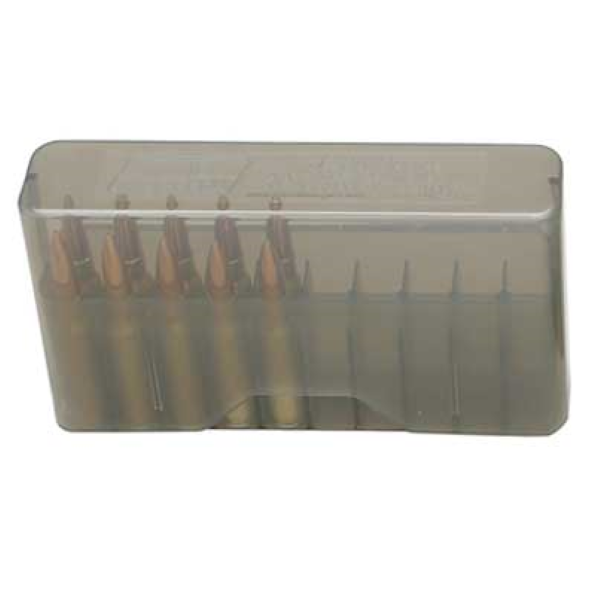 CAJA PARA CARTUCHOS MTM RIFLE CALIBRE 8MM 20 PZAS J-20-L-41