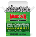 DIABOLO MENDOZA CAL 5.5 EXPRESS CAJILLA 100 PZAS EXPRESS 5.5