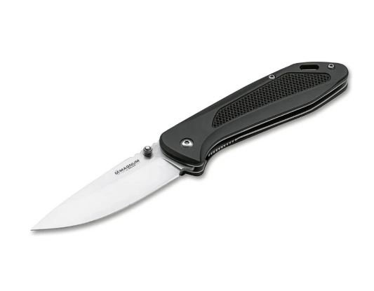 NAVAJA TACTICA BOKER MAGNUM ADVANCE CHECKERING BK NEGRA 8.99 CM 01RY302