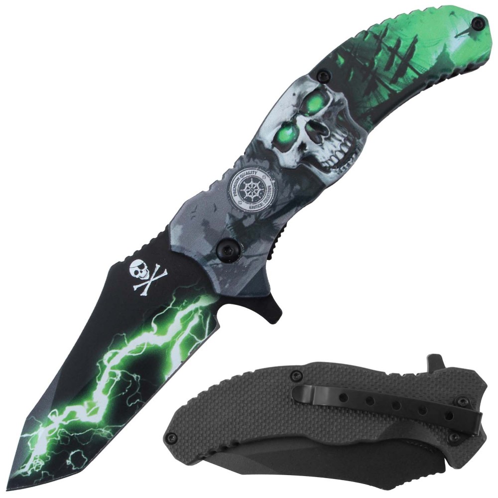 NAVAJA JAGUAR POCKET 4.5&quot; SPRING ASSITED KNIFE RT-7379OR (copia)