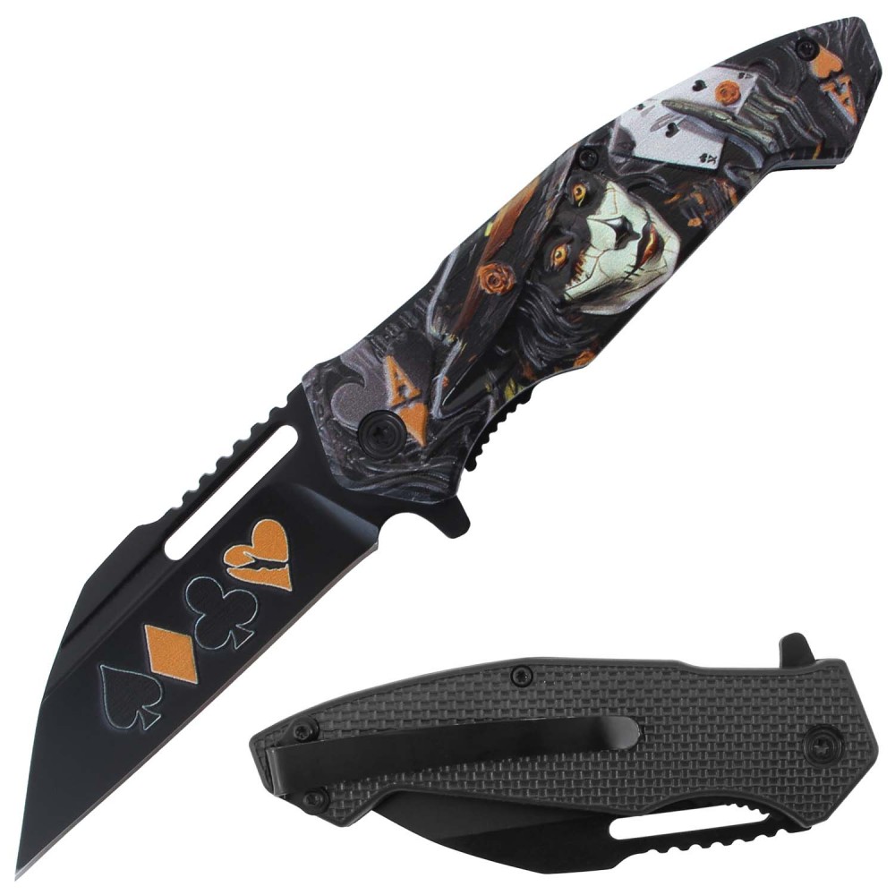 NAVAJA JAGUAR POCKET 4.5&quot; SPRING ASSITED KNIFE RT-7387YL
