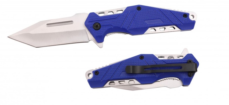 NAVAJA JAGUAR POCKET 4.5&quot; SPRING ASSITED KNIFE RT-7367BL