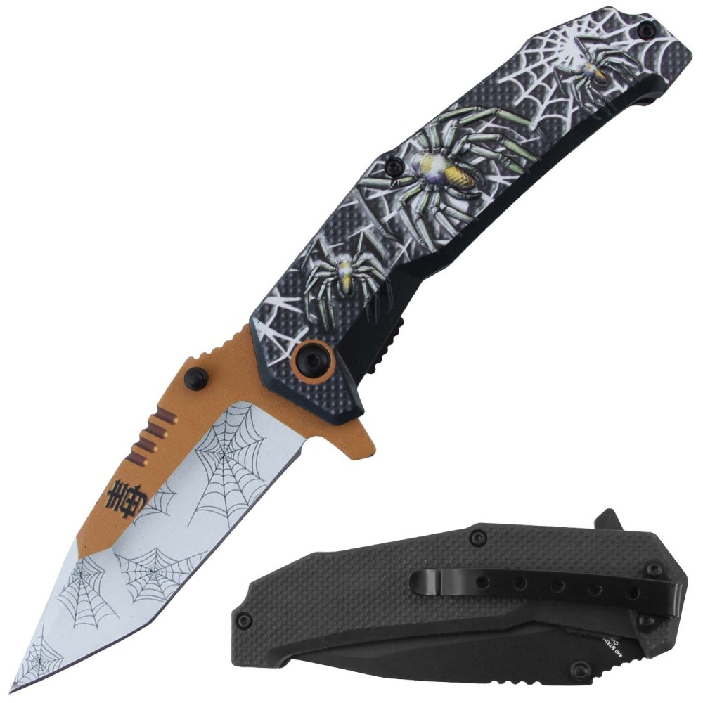 NAVAJA JAGUAR POCKET 4.5&quot; SPRING ASSITED KNIFE RT-7383YL