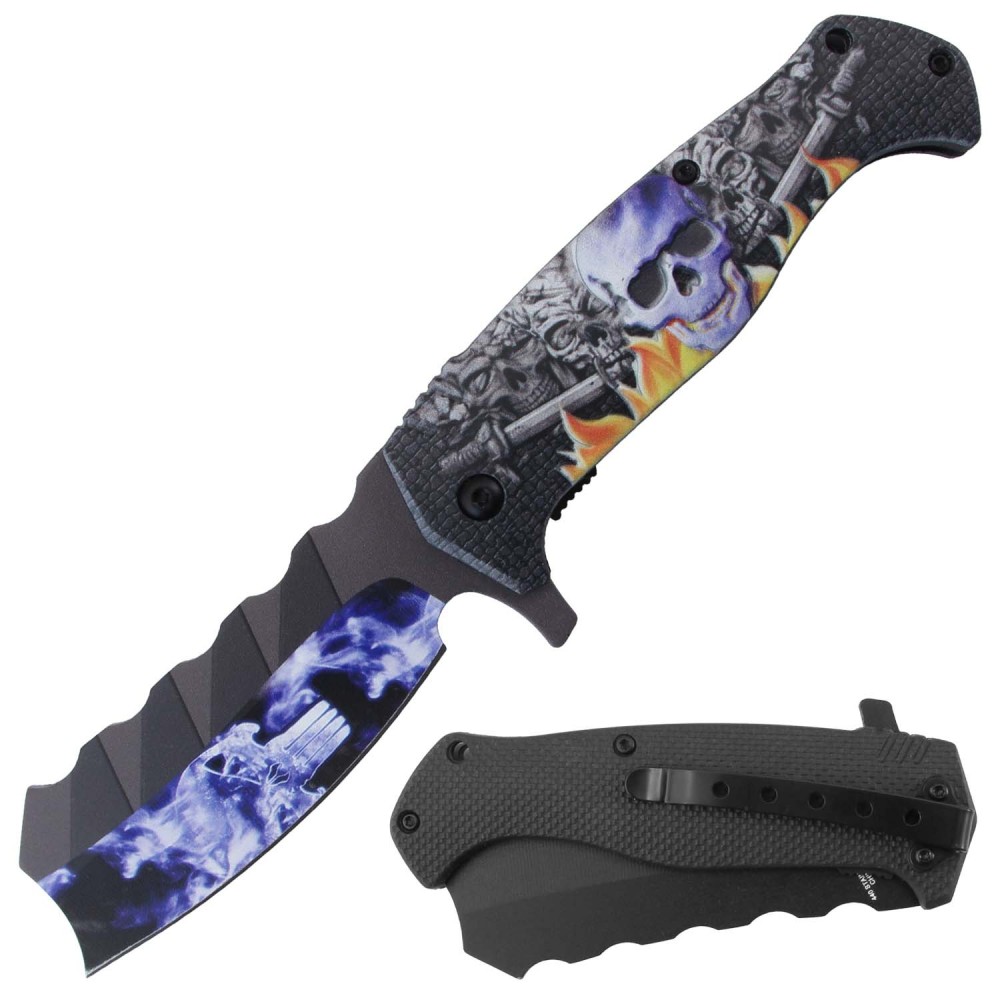 NAVAJA JAGUAR POCKET 4.5&quot; SPRING ASSITED KNIFE RT-7385BL (copia)