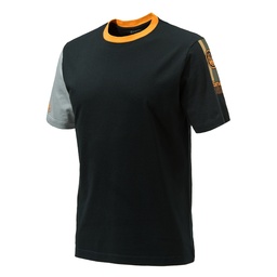 [TB34B] T-SHIRT BERETTA VICTORY CORPORATE SS BK &amp; ORANGE TS342T15570