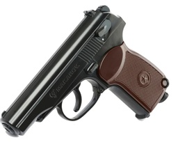 [PSMA2] PISTOLA MAKAROV NEGRA/CAFE CO2 BB 380 FPS CALIBRE 4.5 2252232
