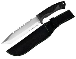 [C9416] CUCHILLO LION TOOLS 8&quot; HOJA PAVONADA CON FUNDA  9416