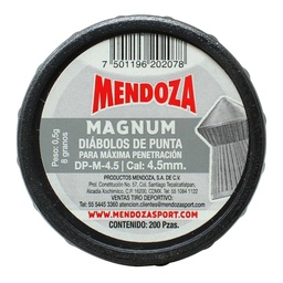 [DDMM4] DIABOLO MENDOZA CAL 4.5 MAGNUM DFM-4.5