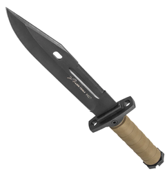 [C9427] CUCHILLO LION TOOLS 8&quot; HOJA PAVONADA MANGO RUBBER C/FUNDA 9427