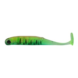 [SG458] SEÑUELO PLASTICO GIMBEL P/PESCA 75MM 2.5G
 GMW8024 VERDE 15SENUEL458CH