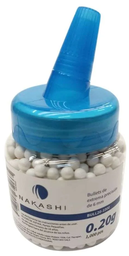 [BNL20] BULLETS PLASTICO NAKASHI 20G 6MM 1000 PZAS BULL20-