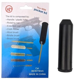 [KLP38] ESTUCHE LIMPIEZA P/PISTOLAS CAL. 380 GCK-002