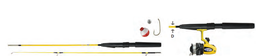 [CG180] CAÑA SPINNING GIMBEL P/PESCA C/CARRETE ACCESORIOS 165CM DF218 15CANAPE180CH