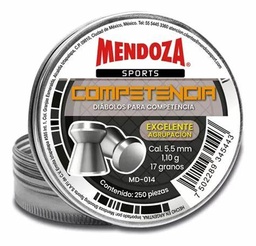 [DMC14] DIABOLO MENDOZA CAL 5.5 COMPETENCIA 250 PZAS MD-014
