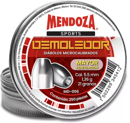 [DMDE5] DIABOLO MENDOZA DEMOLEDOR 5.5 x 250 PZAS MD-006