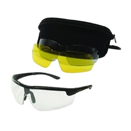 [L2777] LENTES ALLEN 3 /1 SHOOTING SET CLEA/YELOW / 22777