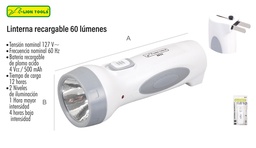 [L8833] LINTERNA LION TOOLS RECARGABLE 1W 1 LED VERDE 8833